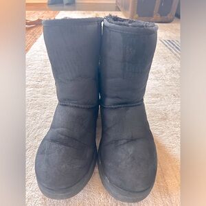 Black Ugg short boots, size 10
